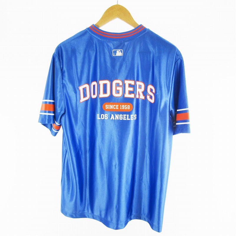 ブランド古着の買取販売ベクトルの【中古】未使用品 MLB ソウルワールドツアー ユニフォーム Dodgers ドジャース 半袖 Tシャツ プリント ブルー オレンジ M メンズ 【ベクトル 古着】 251124｜アングル2
