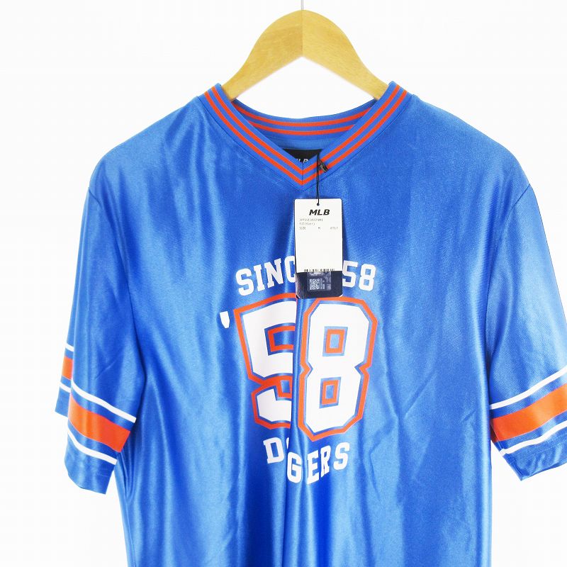 ブランド古着の買取販売ベクトルの【中古】未使用品 MLB ソウルワールドツアー ユニフォーム Dodgers ドジャース 半袖 Tシャツ プリント ブルー オレンジ M メンズ 【ベクトル 古着】 251124｜アングル3