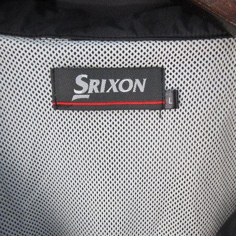 【中古】スリクソン SRIXON L ナイロンジャケット ジップアップ スイングトップ 袖...