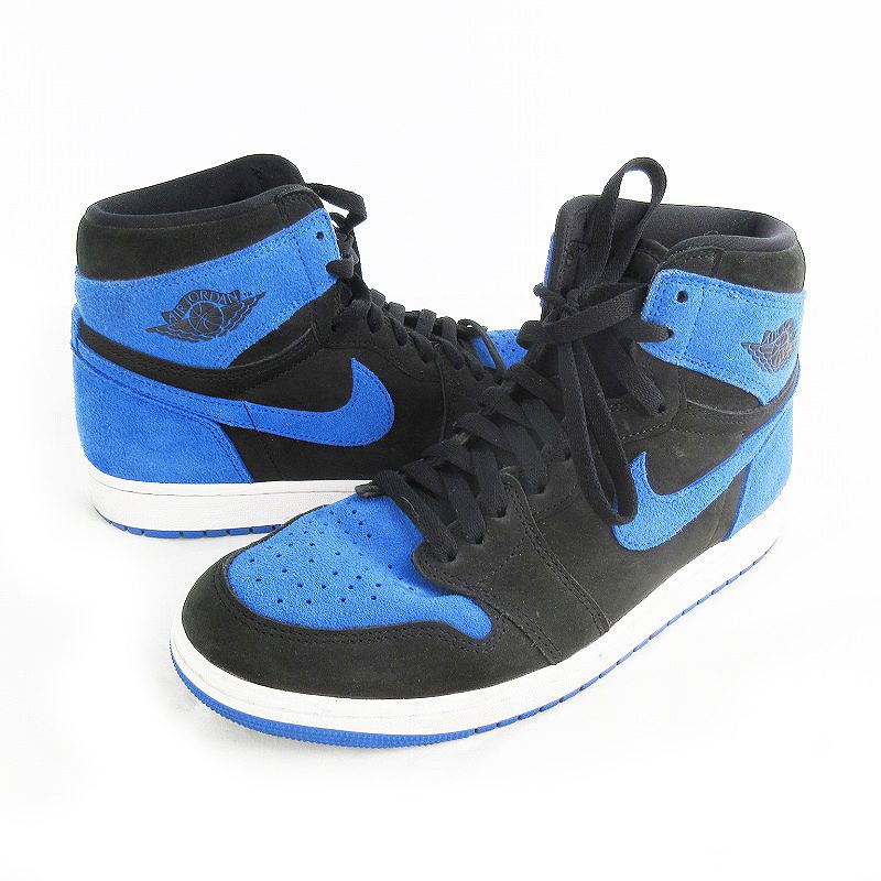 ナイキ NIKE US10 28cm DZ5485-042 Air Jordan 1 Retro High OG Royal Reimagined エアジョーダン スニーカー 靴 ロイヤルブルー ブラック メンズ 260503