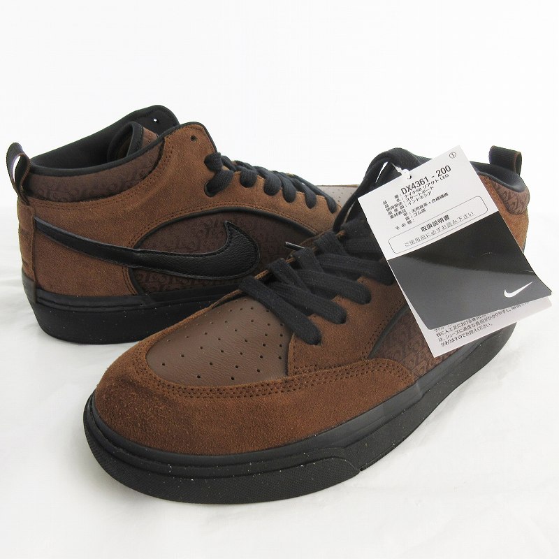 未使用品 ナイキ NIKE US10 28cm SB REACT LEO レオ・ベイカー リアクト レオ カカオワオ DX4361-200 スニーカー CACAO WOW/BLACK-CACAO WOW CHOCO FANTASTIQUE/NOIR メンズ 260524