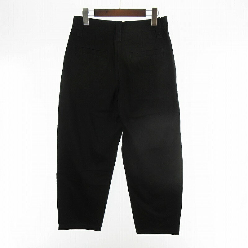 【中古】ユニクロ UNIQLO U ユー 73cm ワイドフィットチノ パンツ ブラック 黒 ボトムス コットン 321-475564 メンズ 【ベクトル 古着】 260612