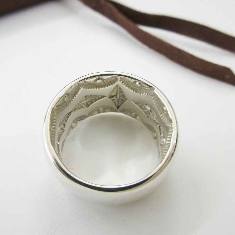 未使用品 23号 モト MOTO COMTEMPORARY NATIVE RC-09 STAMP RING コンテンポラリー ネイティブ スタンプ リング 指輪 シルバー925 メンズ  260712