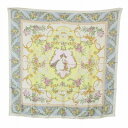 【中古】エトロ ETRO 美品 シルクスカーフ 大判 花柄 正方形 マルチカラー X レディース 【ベクトル 古着】 250414(4)
