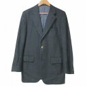 【中古】ジェイプレス J.PRESS テーラード ジャケット シングル 三つボタン段返り 総裏地 C94-W80-T180 LL相当 グレー ■GY09 X メンズ 【ベクトル 古着】 250526