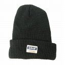 【中古】ショット SCHOTT ニットキャップ 帽子 ロゴ パッチ 黒 ブラック 0714 ●ECO メンズ 【ベクトル 古着】 250714(4)