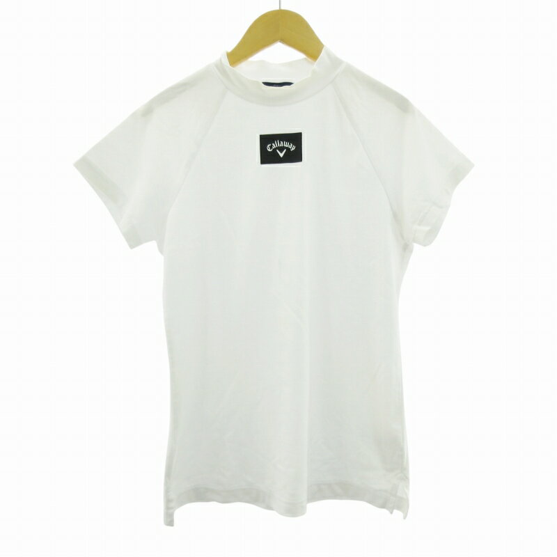 【中古】キャロウェイ CALLAWAY 近年 カットソー モックネック ゴルフ ウエア 白 ホワイト M C22134204 レディース 【ベクトル 古着】 250729