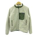 【中古】パタゴニア Patagonia 22AW レトロX フリースジャケット 男の子 キッズ 16-18 XXL メンズ 約M相当 白系 ホワイト系 STY6...