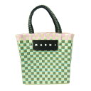 【中古】マルニ MARNI マーケット 美品 ジャージーハンドル ミニバスケットバッグ マルチカラー ☆AA★ レディース 【ベクトル 古着】 251016