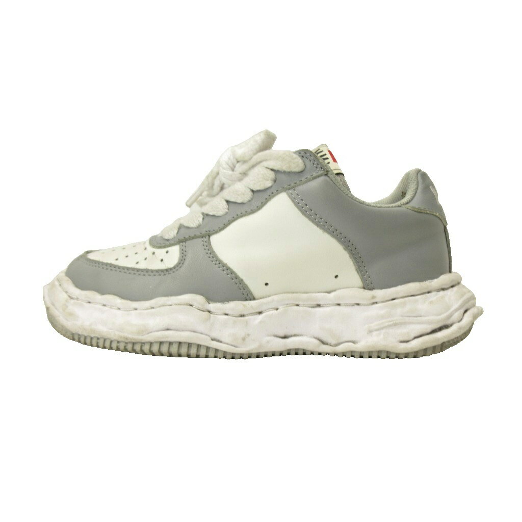【中古】ミハラヤスヒロ MIHARA YASUHIRO WAYNE スニーカー シューズ ローカット 厚底 36 22.5cm 白 ホワイト グレー A08FW706 0326 レディース 【ベクトル 古着】 260326