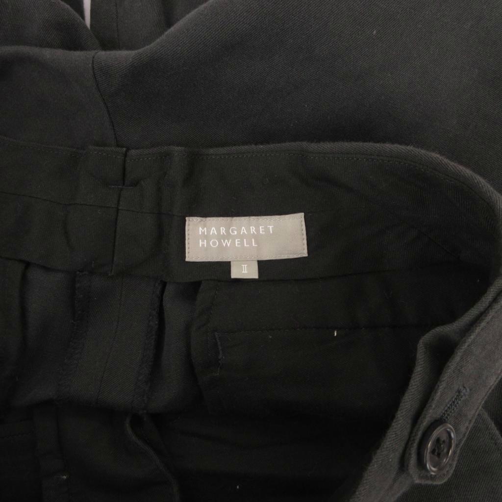Margaret Howell MHL: Pantalones Rápidos de Línia 2 Negro / BJ ■ IBO 100 Mujeres 260814 — vista 3