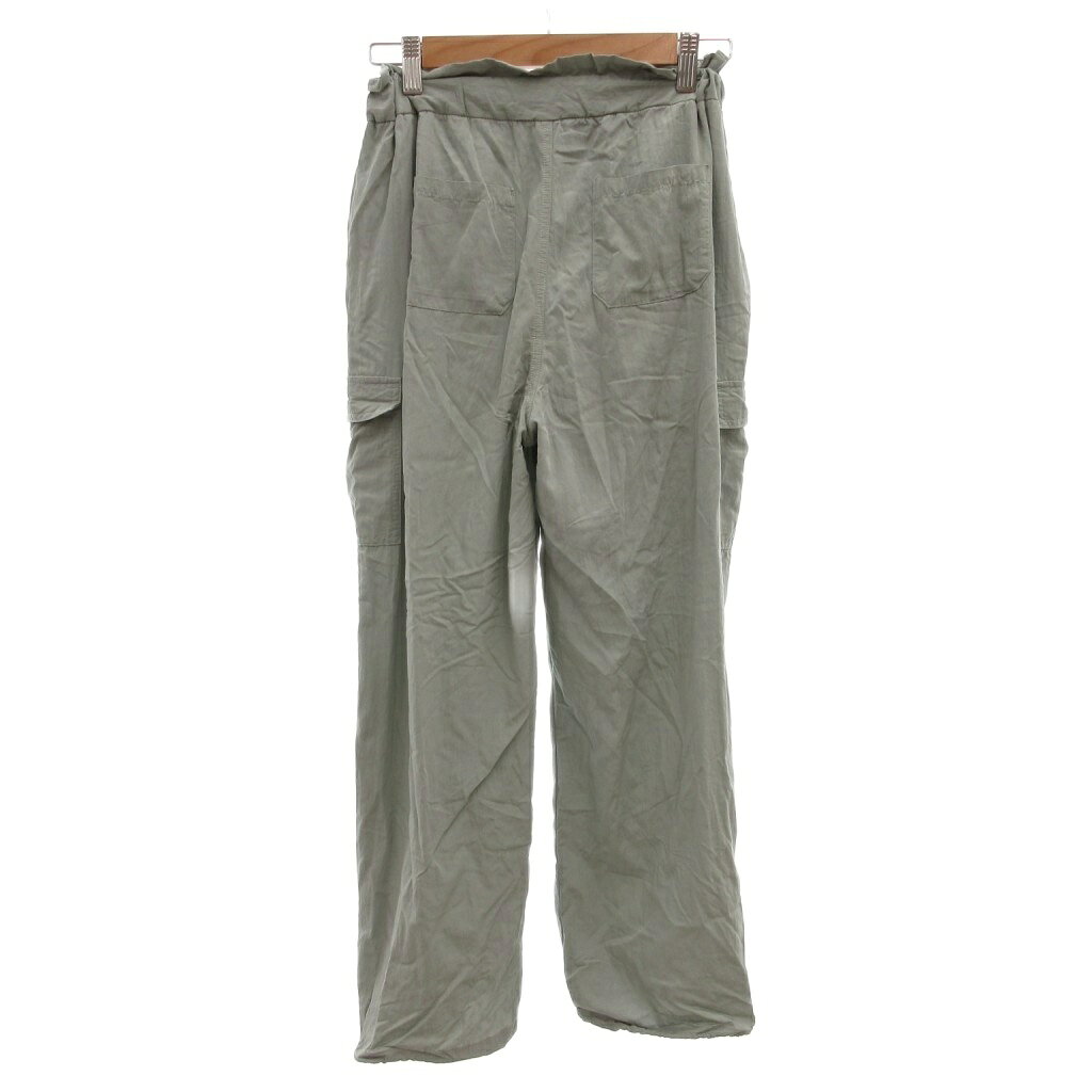 【中古】グローバルワーク GLOBAL WORK イージー カーゴパンツ 160 ミントブルー シャカシャカ 裾ドローコード /JI キッズ 【ベクトル 古着】 260811 auc-vector-21182971 ブランド古着の買取販売ベクトル サンプル画像2