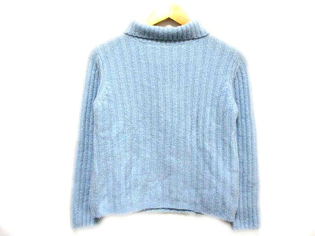Turtleneck - 【中古】アナザーエディション ANOTHER EDITION アローズ ニット セーター カットソー ハイネック 長袖 無地 水色 レディース 【ベクトル 古着】 190702 ベクトルプレミアム店
