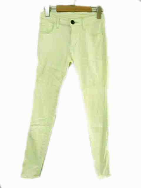 【中古】ブラック バイ マウジー BLACK by moussy パンツ ボトムス スキニー ストレッチ 薄黄色 S レディース 【ベクトル 古着】 190715 ベクトルプレミアム店(4)