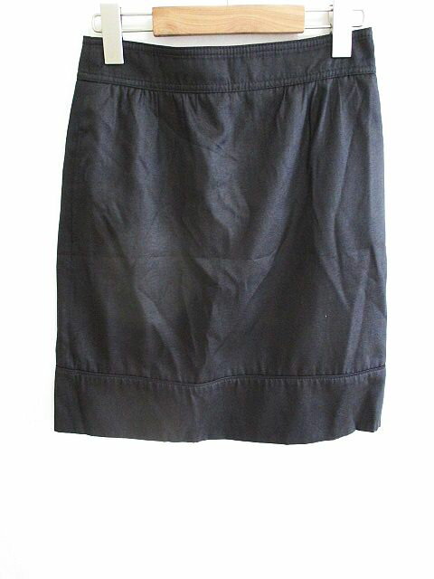 【中古】23区 オンワード樫山 スカート 膝丈 黒 ブラック 34 レディース 【ベクトル 古着】 200410 ベクトルプレミアム店