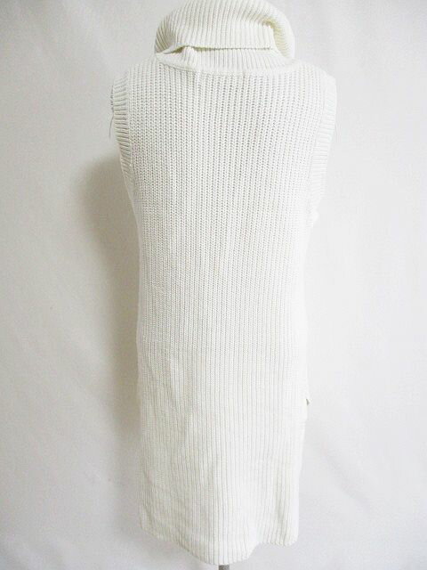 【中古】ローリーズファーム LOWRYS FARM ニット ノースリーブ ワンピース アイボリー 白 M レディース 【ベクトル 古着】 200710 ベクトルプレミアム店