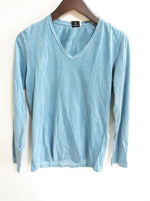 Other - 【中古】B&Y ユナイテッドアローズ BEAUTY&YOUTH ビューティー&ユース 長袖 カットソー 色あせ ダメージ 加工 青 S メンズ 【ベクトル 古着】 201019 ベクトルプレミアム店
