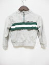 【中古】ジェニー JENNI Love トレーナー カットソー ハーフジップ グレー 130 キッズ 【ベクトル 古着】 220126