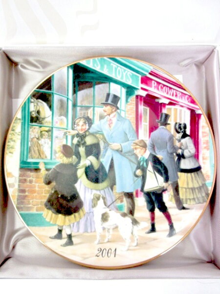 ロイヤルドルトンRoyaldoulton2001年イヤープレート絵皿THEPERFECTGIFT 中古 ベクトル古着 1701