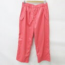 【中古】ゾーイ ZOY ゴルフ パンツ 防寒 防風 ゴム 裏付き ピンク オレンジ M メンズ 【ベクトル 古着】 240201(4)