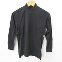 【中古】未使用品 ミズノ MIZUNO スポーツ 野球 ベイスボール アンダーシャツ 長袖 ハイネック DFカット 吸汗 速乾 黒 ブラック S メンズ 【ベク...