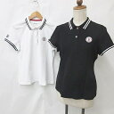 【中古】バルザーリ BARZAGLI シャツ ポロシャツ 2枚セット 半袖 ワッペン 黒 白 ブラック ホワイト M レディース 【ベクトル 古着】 24123...