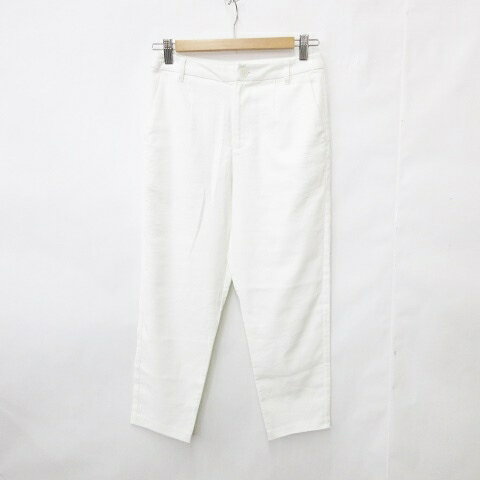 【中古】タバサ TABASA パンツ ロング丈 ワイド 綿 リネン 白 ホワイト 32 レディース 【ベクトル 古着】 250429 【中古】タバサ TABASA パンツ ロング丈 ワイド 綿 リネン 白 ホワイト 32 レディース 【ベクトル 古着】 250429