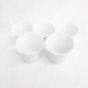 【中古】未使用品 井上萬二氏 監修 井上萬二窯 小鉢 5点セット 白磁花型 ホワイト メンズ レディース 【ベクトル 古着】 250528