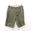 【中古】未使用品 SIMPLE LIFE シンプルライフ パンツ ハーフパンツ カーキ 緑 L メンズ 【ベクトル 古着】 250624
