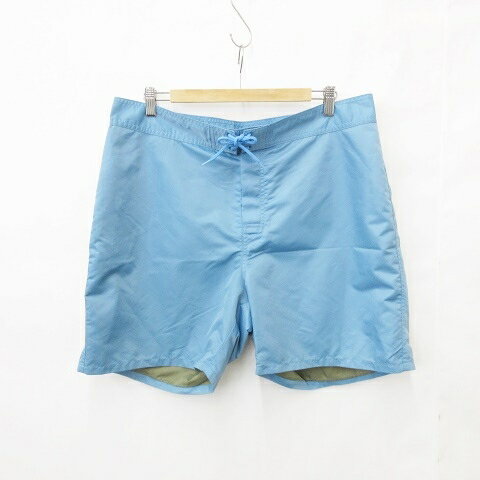 【中古】JCREW パンツ ショートパンツ ボードショーツ 水陸両用 レースアップ ナイロン 青 ブルー 36 メンズ 【ベクトル 古着】 250823