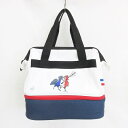 【中古】未使用品 ルコックスポルティフ le coq sportif ゴルフ カートバッグ ラウンドバッグ 保冷 二層式 ホワイト ネイビー ブラック 白 紺 黒 赤 メンズ レディース 【ベクトル 古着】 250819