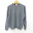 【中古】Duke Madison デュークマディソン ニット セーター クルーネック ウール ネイビー グレー M メンズ 【ベクトル 古着】 251022