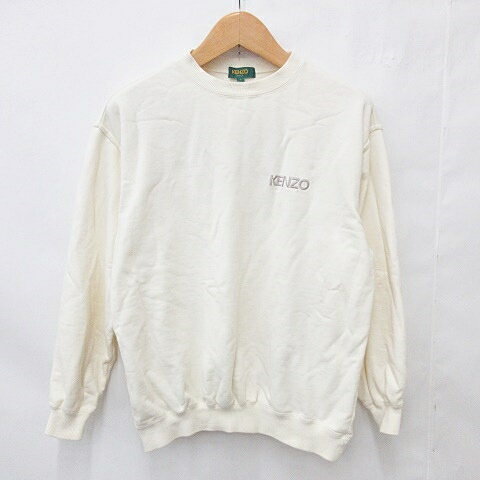 【中古】ケンゾー KENZO GOLF ゴルフ スポーツウエア トレーナー 長袖 丸首 スウェット 黄 イエロー ク..