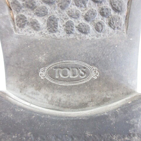 【中古】トッズ TOD'S ローファー コインローファー 革靴 スエード ブラウン 茶 6 1/2 ☆AA★ メンズ 【ベクトル 古着】 251027