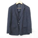 【中古】未使用品 ジャケット テーラードジャケット シングル 大きいサイズ 紺 ネイビー 3L サンプル品 メンズ 【ベクトル 古着】 251111