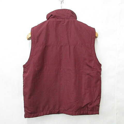 【中古】HILL CROP ベスト ジップアップ スタンドカラー 裏フリース ボルドー 赤 グレー M メンズ 【ベクトル 古着】 251210 auc-vector-20595908 ブランド古着の買取販売ベクトル サンプル画像2