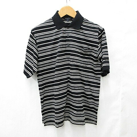 【中古】バーバリーゴルフ BURBERRY GOLF ゴルフ スポーツウエア ポロシャツ 半袖 ボーダー 黒 ブラック 白 ホワイト M メンズ 【ベクトル 古着】 260326ブランドバーバリーゴルフ BURBERRY GOLF表記サイズM実寸サイズ肩幅：46cm　身幅：54cm　着丈：71cm　袖丈：25cm　　素材綿 100％色紺 白 ※ 色に関しては、この商品の出品者の主観で判断しております。また、光の影響などにより実物の色と異なる場合がありますので予めご了承ください。状態使用感が少なく、かなり状態の良い商品です。 ※あくまでも中古品ですので掲載写真や記載内容をご確認いただき、ご理解の上ご購入ください。備考一部商品は実店舗で保管しておりませんので、店頭にてご覧になれない場合がございます。また、ご質問を頂いた際、お時間をいただく場合がございます。商品のお問い合わせの回答を休止しております。＊各商品ページの商品詳細等をご確認の上ご購入ください。【中古】バーバリーゴルフ BURBERRY GOLF ゴルフ スポーツウエア ポロシャツ 半袖 ボーダー 黒 ブラック 白 ホワイト M メンズ 【ベクトル 古着】 260326状態ランク　”A”詳細については、下記および「状態ランクについて」ページをご覧ください。未使用・新品の商品ほぼ新品同様の商品使用感が少なく、かなり状態の良い商品使用感はあるが、傷や汚れの少ない商品使用感の他、傷や汚れが見られる商品かなり大きな傷みがある難あり商品※S〜CランクはUSED品となりますので、使用感をご理解の上でご入札下さい。状態ランクについてinformationブランドバーバリーゴルフ BURBERRY GOLF表記サイズM実寸サイズ肩幅：46cm　身幅：54cm　着丈：71cm　袖丈：25cm　　素材綿 100％色紺 白 ※ 色に関しては、この商品の出品者の主観で判断しております。また、光の影響などにより実物の色と異なる場合がありますので予めご了承ください。状態使用感が少なく、かなり状態の良い商品です。 ※あくまでも中古品ですので掲載写真や記載内容をご確認いただき、ご理解の上ご購入ください。備考一部商品は実店舗で保管しておりませんので、店頭にてご覧になれない場合がございます。また、ご質問を頂いた際、お時間をいただく場合がございます。商品のお問い合わせの回答を休止しております。＊各商品ページの商品詳細等をご確認の上ご購入ください。本商品は一点物です他サイトや店舗にて販売している商品です。多少のお時間差にて欠品になることもございます。予めご了承頂ますようお願い致します。ベクトル・サイズガイドはこちらこの商品と同じブランドの商品を見る