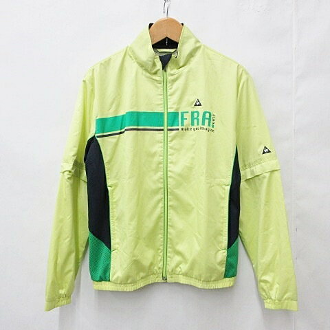 【中古】ルコックスポルティフ le coq sportif ゴルフ スポーツウエア ジャケット ウインドブレーカ 2WAY 長袖 半袖 ジップアップ スタンドカラー メッシュ 黄 紺 緑 イエロー ネイビー グリーン L メンズ 【ベクトル 古着】 260414ブランドルコックスポルティフ le coq sportif表記サイズL実寸サイズ肩幅：51cm　身幅：60cm　着丈：66cm　袖丈：63cm　　素材表地 ポリエステル 100％ 裏地 ポリエステル 色黄 紺 緑 ※ 色に関しては、この商品の出品者の主観で判断しております。また、光の影響などにより実物の色と異なる場合がありますので予めご了承ください。仕様袖取り外し、半袖着用可。 裏地メッシュ仕様。状態大きなダメージのない商品です。 ※あくまでも中古品ですので掲載写真や記載内容をご確認いただき、ご理解の上ご購入ください。備考一部商品は実店舗で保管しておりませんので、店頭にてご覧になれない場合がございます。また、ご質問を頂いた際、お時間をいただく場合がございます。商品のお問い合わせの回答を休止しております。＊各商品ページの商品詳細等をご確認の上ご購入ください。【中古】ルコックスポルティフ le coq sportif ゴルフ スポーツウエア ジャケット ウインドブレーカ 2WAY 長袖 半袖 ジップアップ スタンドカラー メッシュ 黄 紺 緑 イエロー ネイビー グリーン L メンズ 【ベクトル 古着】 260414状態ランク　”A”詳細については、下記および「状態ランクについて」ページをご覧ください。未使用・新品の商品ほぼ新品同様の商品使用感が少なく、かなり状態の良い商品使用感はあるが、傷や汚れの少ない商品使用感の他、傷や汚れが見られる商品かなり大きな傷みがある難あり商品※S〜CランクはUSED品となりますので、使用感をご理解の上でご入札下さい。状態ランクについてinformationブランドルコックスポルティフ le coq sportif表記サイズL実寸サイズ肩幅：51cm　身幅：60cm　着丈：66cm　袖丈：63cm　　素材表地 ポリエステル 100％ 裏地 ポリエステル 色黄 紺 緑 ※ 色に関しては、この商品の出品者の主観で判断しております。また、光の影響などにより実物の色と異なる場合がありますので予めご了承ください。仕様袖取り外し、半袖着用可。 裏地メッシュ仕様。状態大きなダメージのない商品です。 ※あくまでも中古品ですので掲載写真や記載内容をご確認いただき、ご理解の上ご購入ください。備考一部商品は実店舗で保管しておりませんので、店頭にてご覧になれない場合がございます。また、ご質問を頂いた際、お時間をいただく場合がございます。商品のお問い合わせの回答を休止しております。＊各商品ページの商品詳細等をご確認の上ご購入ください。本商品は一点物です他サイトや店舗にて販売している商品です。多少のお時間差にて欠品になることもございます。予めご了承頂ますようお願い致します。ベクトル・サイズガイドはこちらこの商品と同じブランドの商品を見る