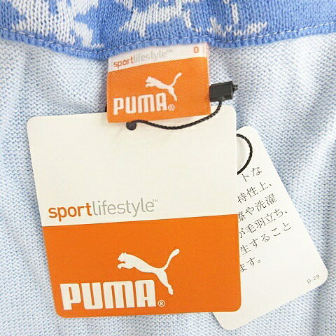 【中古】未使用品 プーマ PUMA ゴルフ ニット ベスト プルオーバー Vネック ロゴ ...