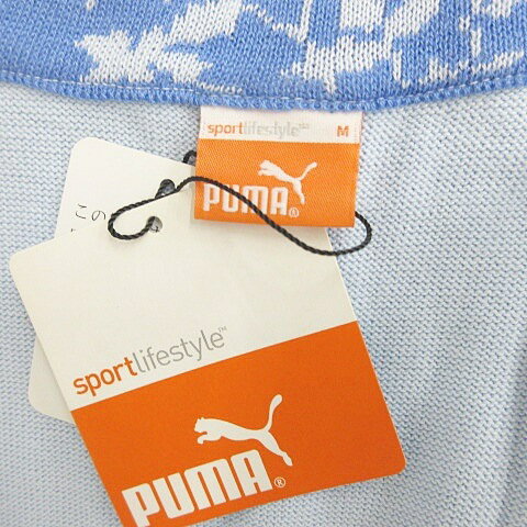 【中古】未使用品 プーマ PUMA ゴルフ ニット ベスト プルオーバー Vネック ロゴ ...