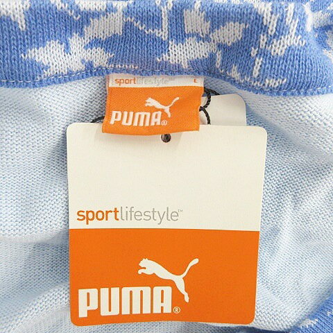 【中古】未使用品 プーマ PUMA ゴルフ ニット ベスト プルオーバー Vネック ロゴ ...
