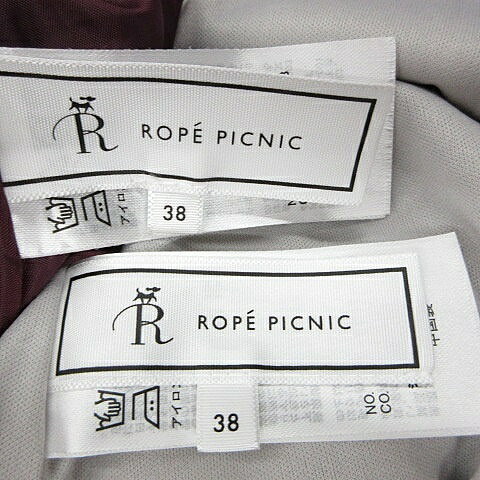 【中古】ロペピクニック ROPE Picnic スカート 2枚セット フレアー ロング 総柄 花柄 青 白 ボルドー ブルー ホワイト 38 レディース 【ベクトル 古着】 260416 auc-vector-20871116 ブランド古着の買取販売ベクトル サンプル画像3