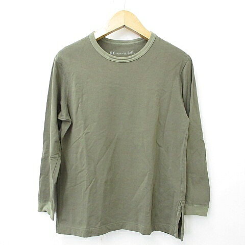 【中古】トラヴィスマシュー Travis Mathew ゴルフ スポーツウエア Tシャツ ロンT 長袖 丸首 カーキ 緑 グリーン M メンズ 【ベクトル 古着】 260611