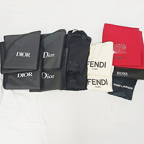 【中古】ディオール Dior FENDI SAINT LAURENT HUGO BOSS ガーメントバッグ 衣装カバー 11点セット メンズ 【ベクトル 古着】 260808