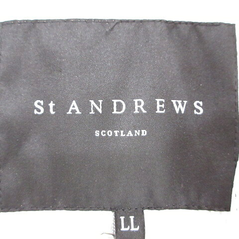 ブランド古着の買取販売ベクトルの【中古】セントアンドリュース St ANDREWS ゴルフ スポーツウエア ベスト ジップアップ スタンドカラー 裏メッシュ 白 オフホワイト LL メンズ 【ベクトル 古着】 260806｜アングル3