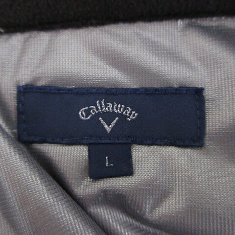 【中古】キャロウェイ CALLAWAY ゴルフ ジャケット 中綿 キルト 蓄熱 ジップアップ...