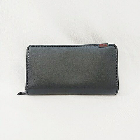 【中古】トゥミ TUMI 財布 長財布 トラベルウォレット ラウンドファスナー コイン...