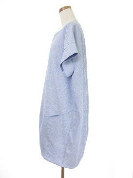 オズモーシス osmosis ワンピース ひざ丈 半袖 ONE 青 ブルー /tk レディース 【中古】【ベクトル 古着】 180514 ブランド古着ベクトルプレミアム店