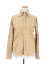 【中古】ディースクエアード DSQUARED2 シャツ コーデュロイ 長袖 38 ベージュ amy レディース 【ベクトル 古着】 180910 ブランド古着ベクトルプレミアム店(4)