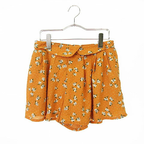 【中古】ヘザー Heather キュロット スカート パンツ 花柄 F オレンジ ☆S☆ aan0307 レディース 【ベクトル 古着】 190307 ブランド古着ベクトルプレミアム店 【中古】ヘザー Heather キュロット スカート パンツ 花柄 F オレンジ ☆S☆ aan0307 レディース 【ベクトル 古着】 190307 ブランド古着ベクトルプレミアム店